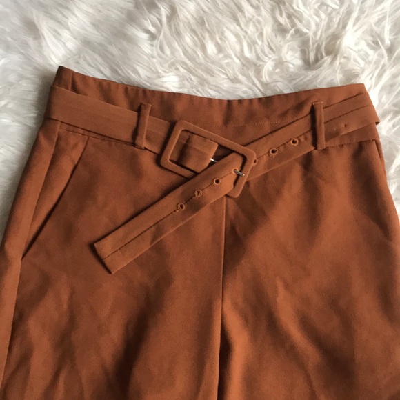 Cute belted high waisted pants - Picture 3 of 3